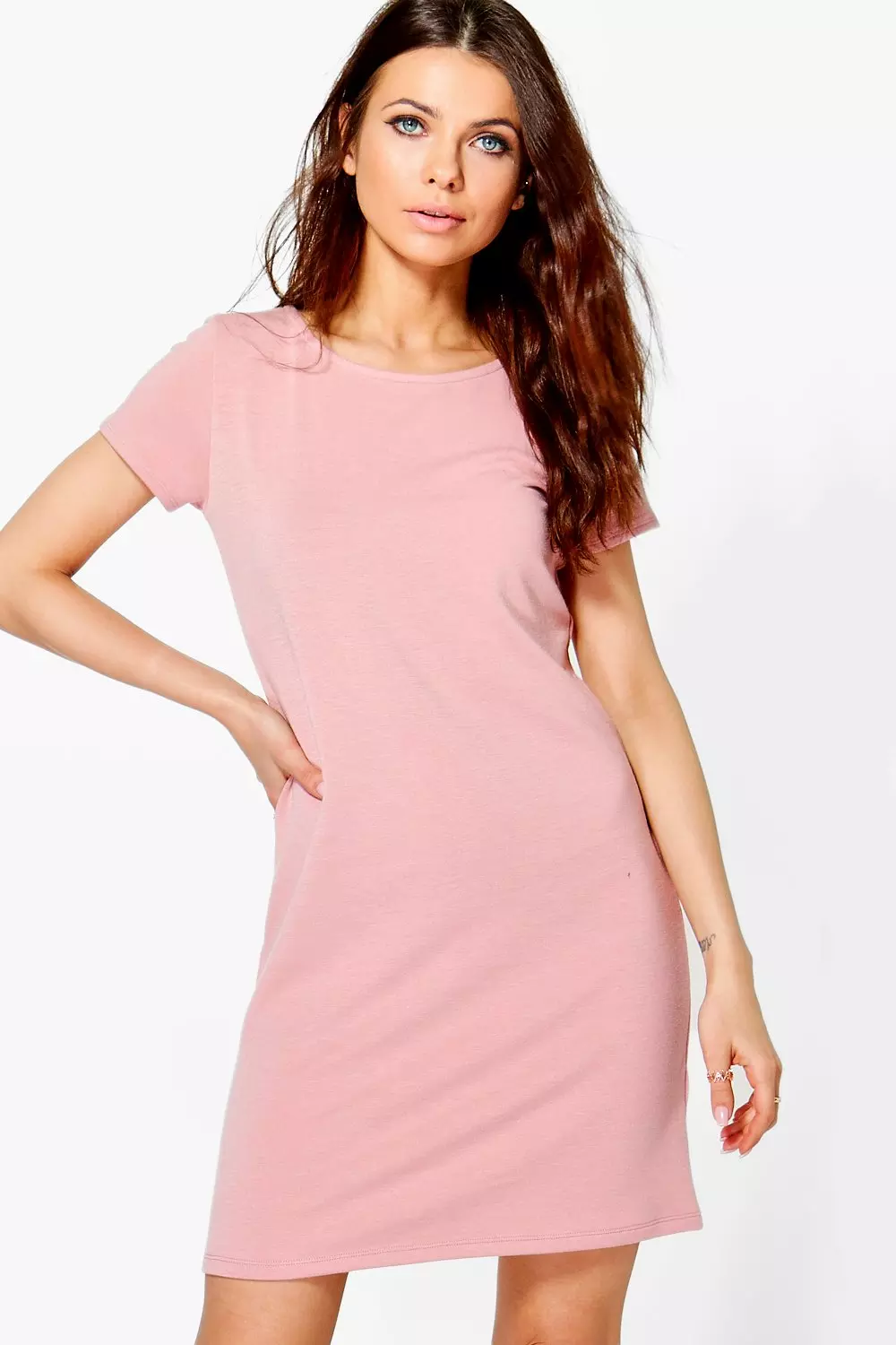 Cap sleeve shift dress sale